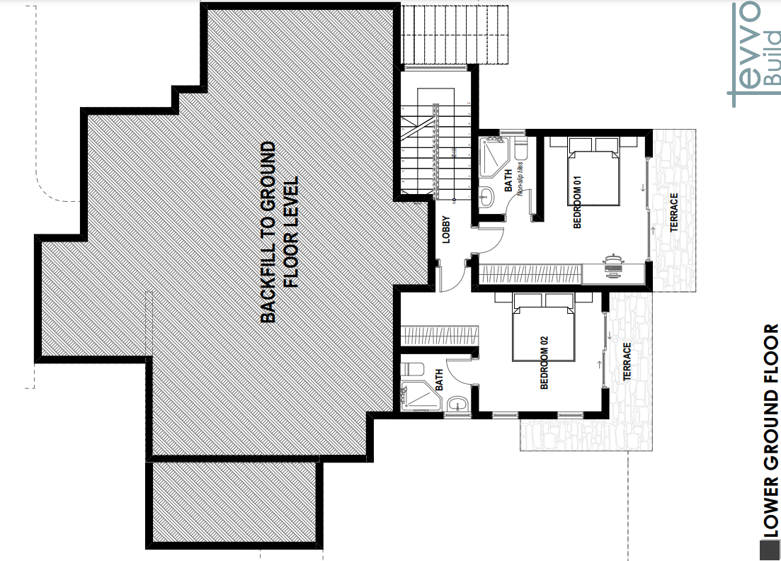 Tevvo Build Four Bedroom Maisonette Four Bedroom DF-0013