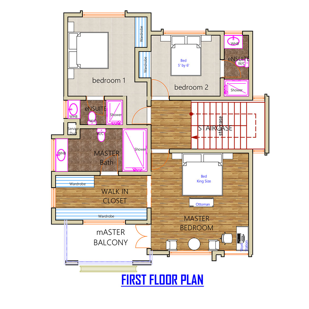 Tevvo Build 4 Bedroom Maisonette Four Bedroom DF-002