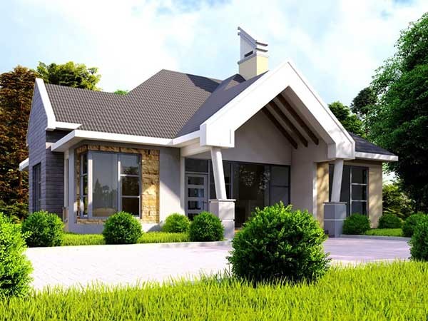 Tevvo Build Elegant 4 Bedroom House Plan Four Bedroom DP-009