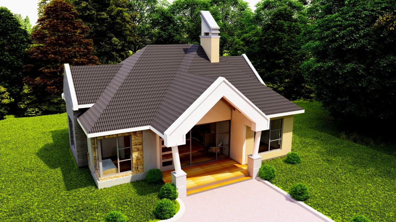 Tevvo Build Elegant 4 Bedroom House Plan Four Bedroom DP-009