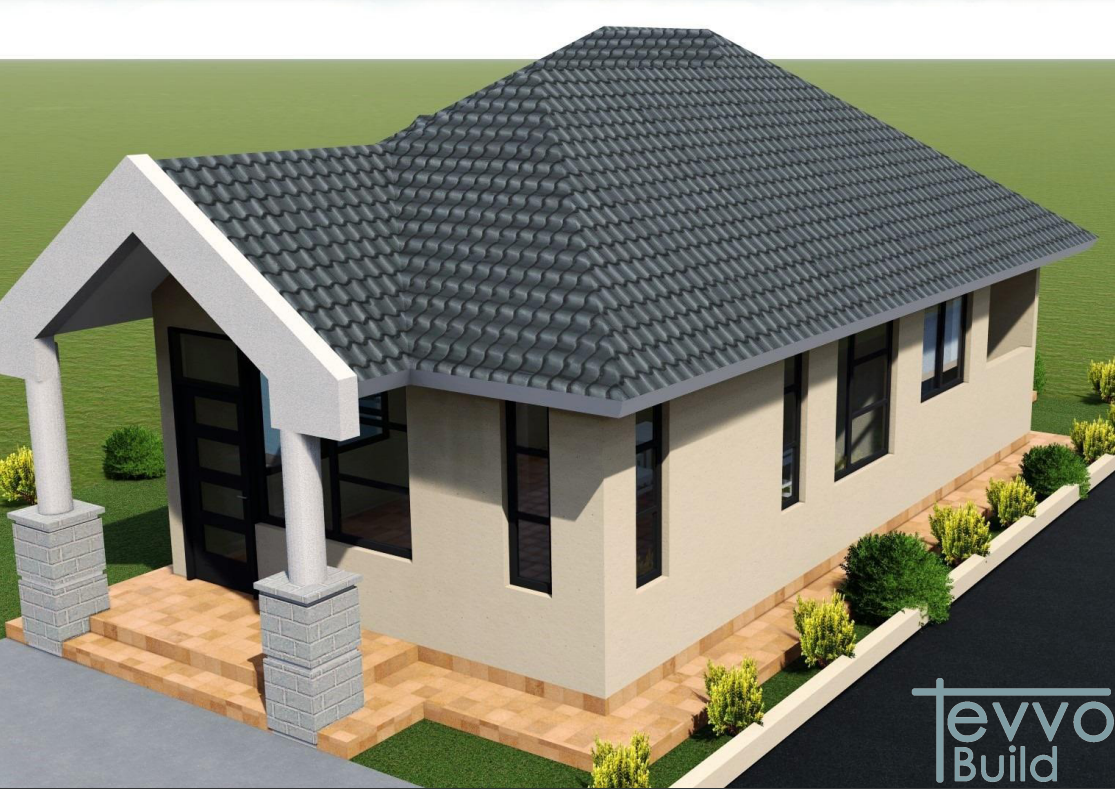 Tevvo Build Three Bedroom Bungalow Three Bedroom CP-0011